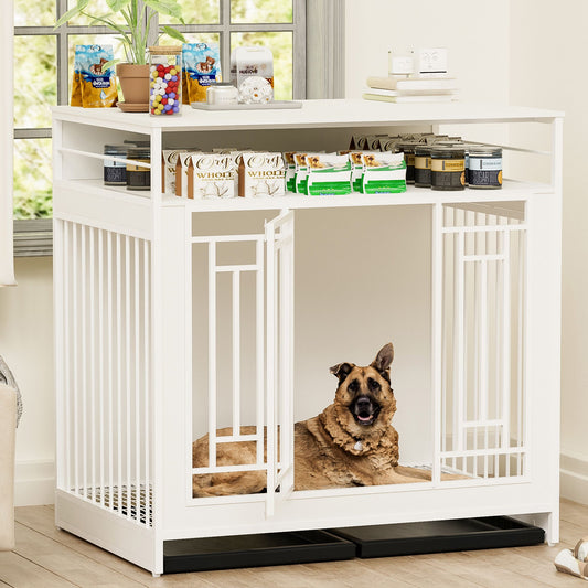 43.3 inch Dog Crate Furniture for Large Dogs