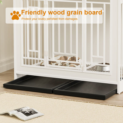 43.3 inch Dog Crate Furniture for Large Dogs