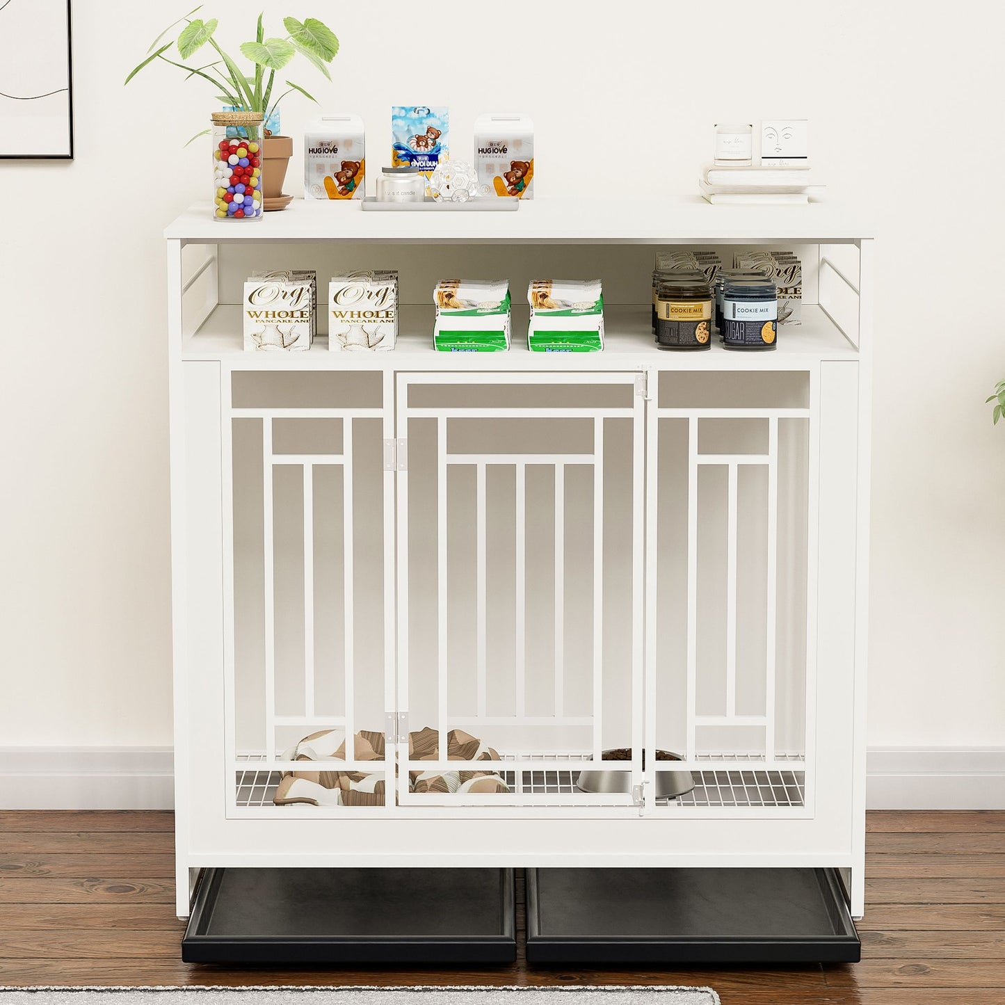 43.3 inch Dog Crate Furniture for Large Dogs