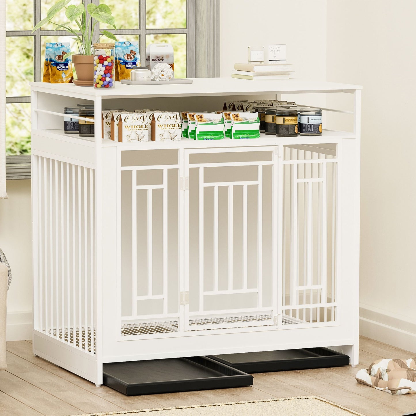 43.3 inch Dog Crate Furniture for Large Dogs