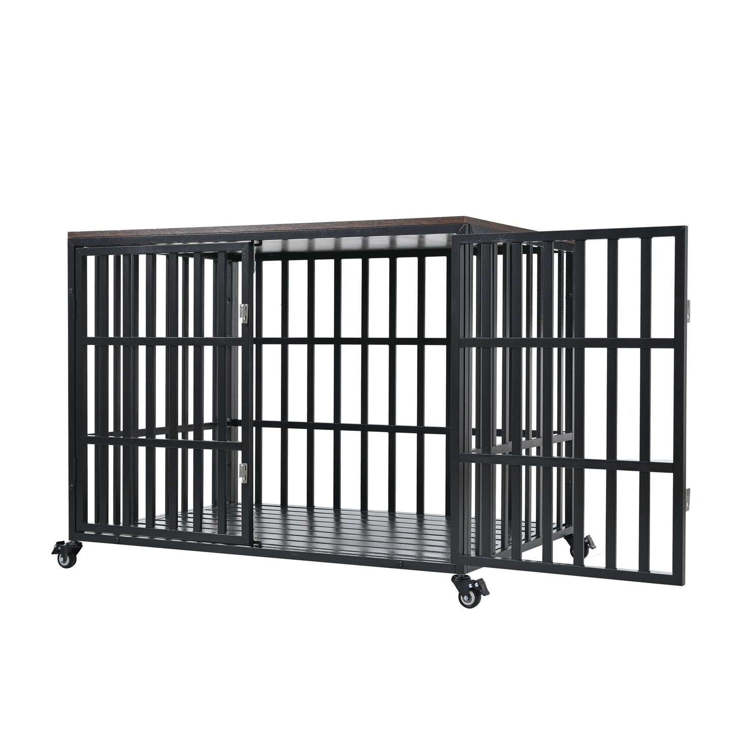 42" Heavy Duty Dog Crate for Large Medium Dogs