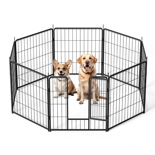 Dog Playpen Indoor Outdoor, Dog Pen for Large, Medium Small Dogs RV Yard Camping