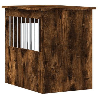 Dog Crate Furniture Smoked Oak 17.7"x24.4"x23.2" Engineered Wood