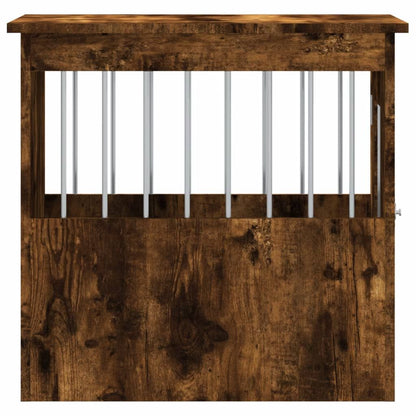Dog Crate Furniture Smoked Oak 17.7"x24.4"x23.2" Engineered Wood